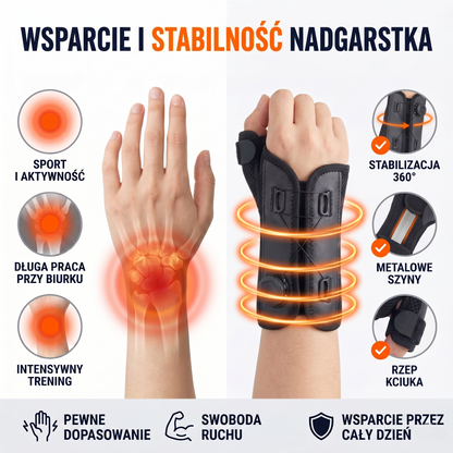 Wristex BOA™ - elastyczny stabilizator nadgrarstka